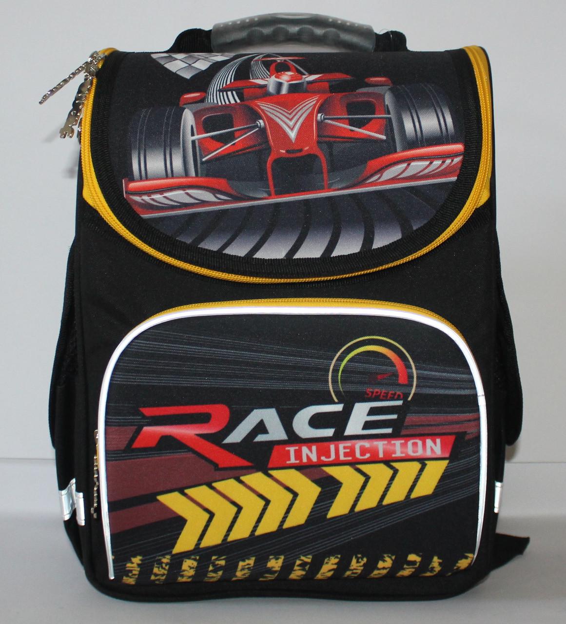 Рюкзак каркасный 1 вересня Red race 34x26x14 см 12 л Черный (553430)