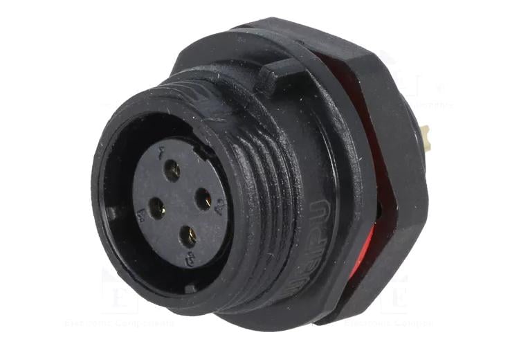 Конектор WEIPU SP1312/S4 4pin мама IP68 (60878)