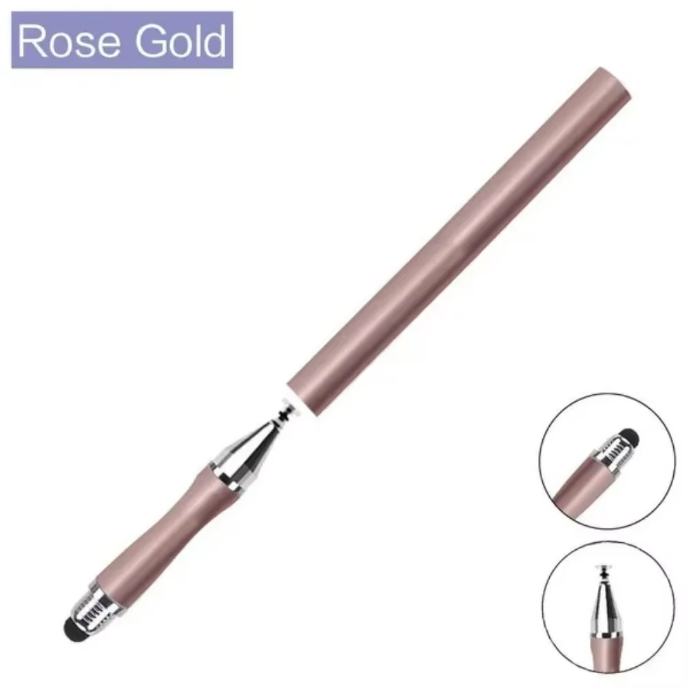 Стилус двосторонній універсальний 2в1 Рожевий - фото 3