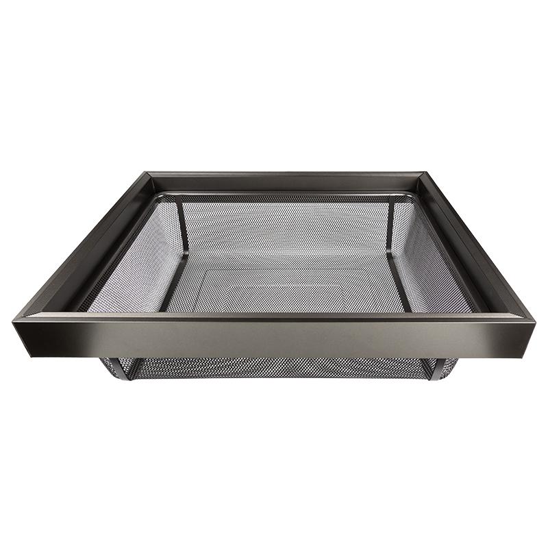 Кошик для одягу Muller металева сітка 700/661/695 мм Онікс (4411) - фото 2