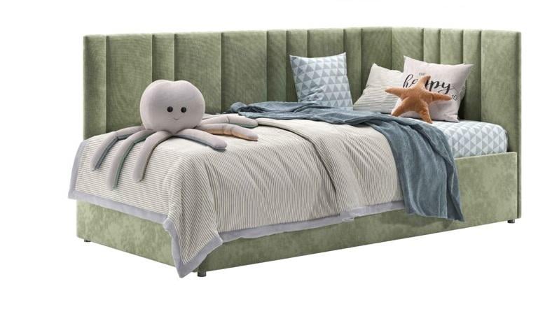 Ліжко м'яке дитяче ARIS Sonata Зелений