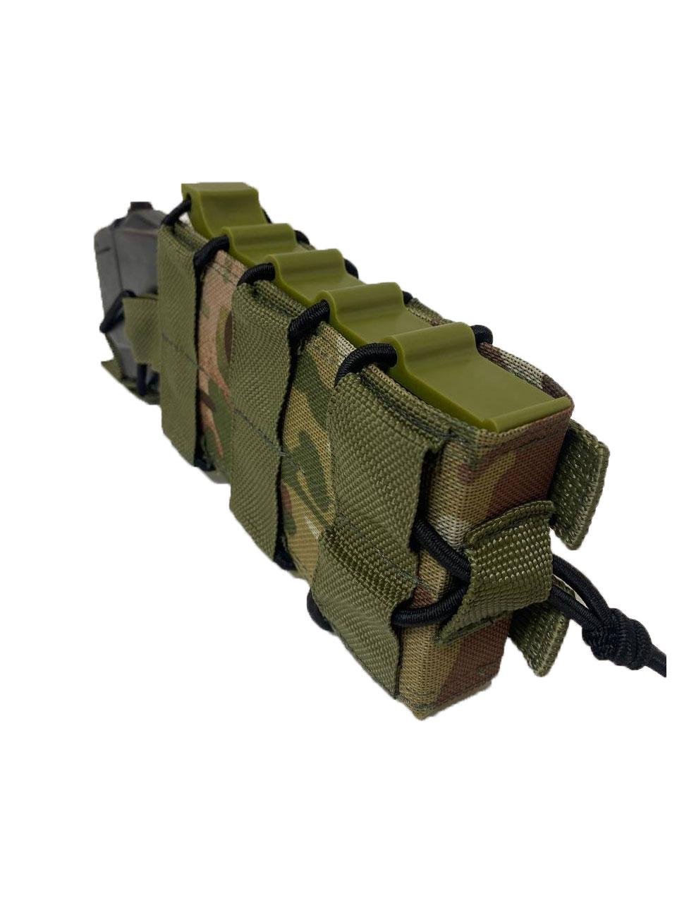 Підсумок штурмовий одинарний для магазинів АК МК пластикові боки Мультикам (3575977)