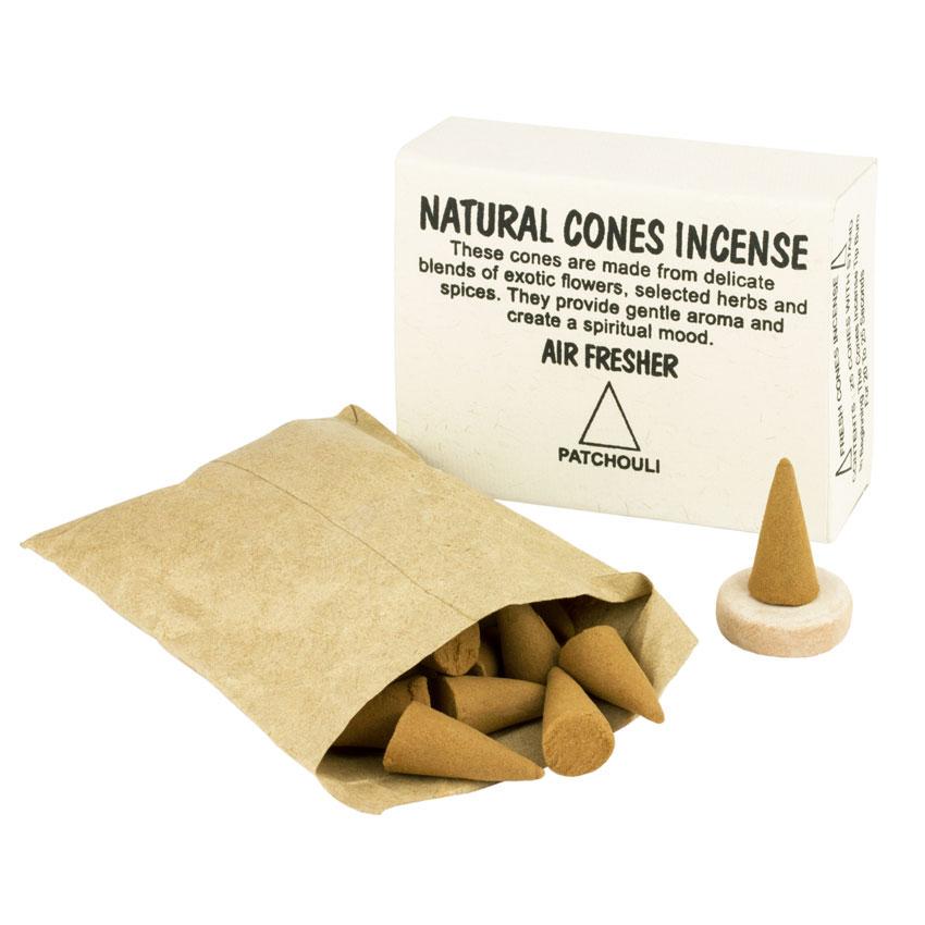 Благовония Непальские конусные Пачули 25 конусов с подставкой 9,3х7х3,3 см (27864)