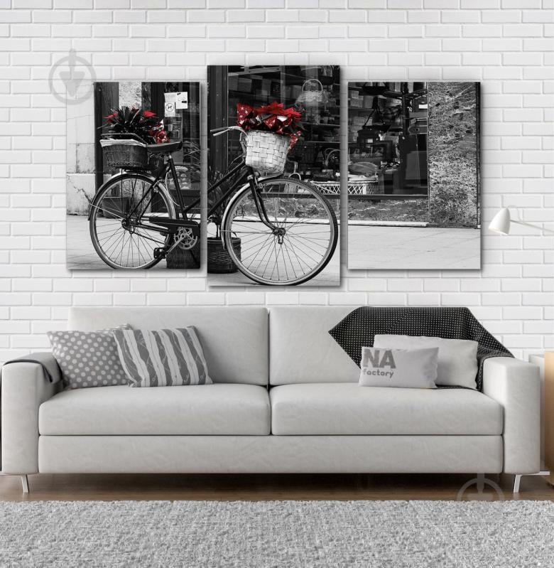 Модульна картина Poster-land Велосипед і Квіти Art-105_3