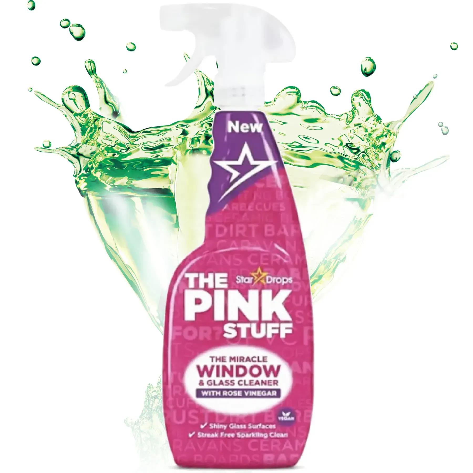 Спрей для миття вікон The Pink Stuff з оцтом Спрей для миття вікон The Pink Stuff з оцтом