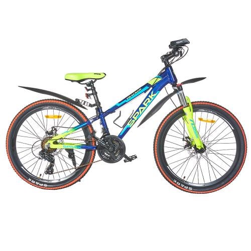 Велосипед Spark Tracker 24'' алюминиевая рама 11'' Жемчужный темно-синий (000197973)