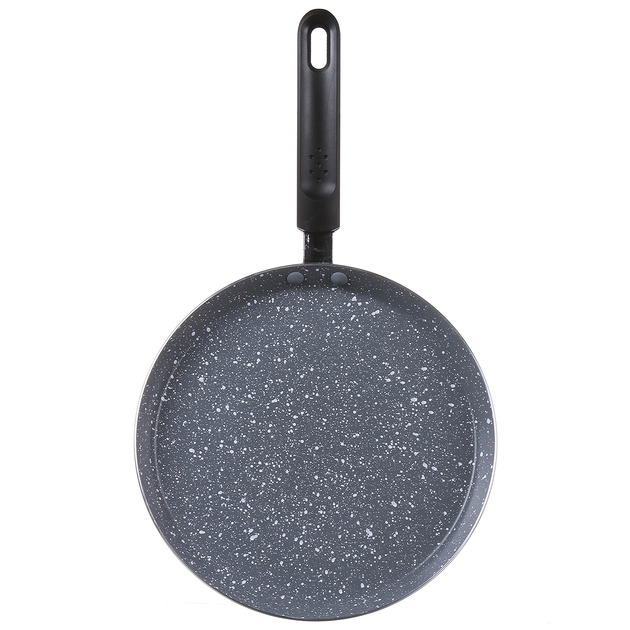 Сковорода для млинців A-PLUS 1510 Pancake pan з гранітним покриттям 24 см Чорний (2813649229)