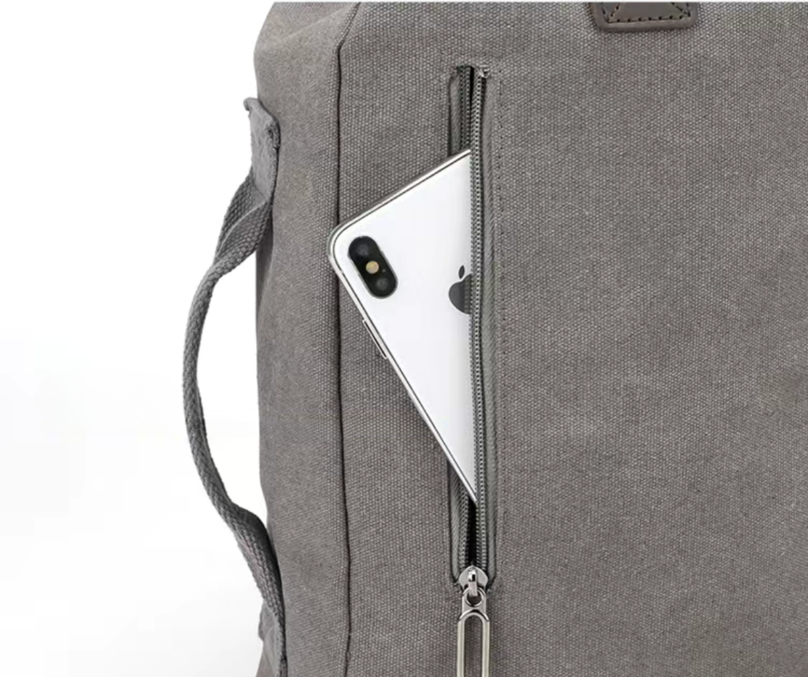 Сумка-рюкзак FOURONE РЕТРО Army green (2033250673) - фото 8 Сумка-рюкзак FOURONE РЕТРО Army green (2033250673) - фото 8