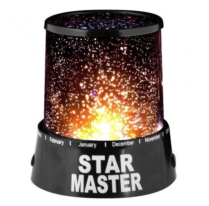 Ночник проектор звездного неба Star Master светодиодный (MS-11594) - фото 1