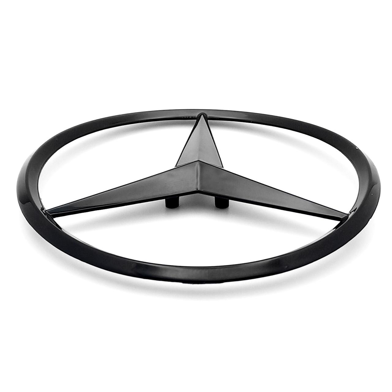 Эмблема Mercedes 80х80 мм Черный (А222 817 00 16 S W222)