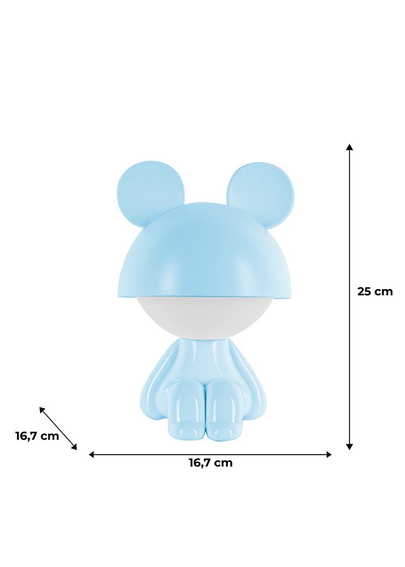Светильник-ночник LED с аккумулятором KITE Cute Mouse Голубой (K25-316-2-3) - фото 5 Светильник-ночник LED с аккумулятором KITE Cute Mouse Голубой (K25-316-2-3) - фото 5