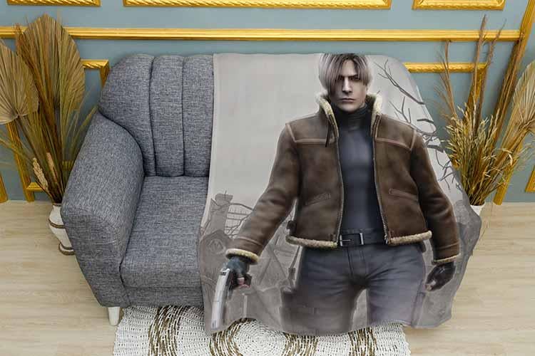 Плед Brave Leon Resident Evil плюш двухслойный 150х210 см (113084-3)