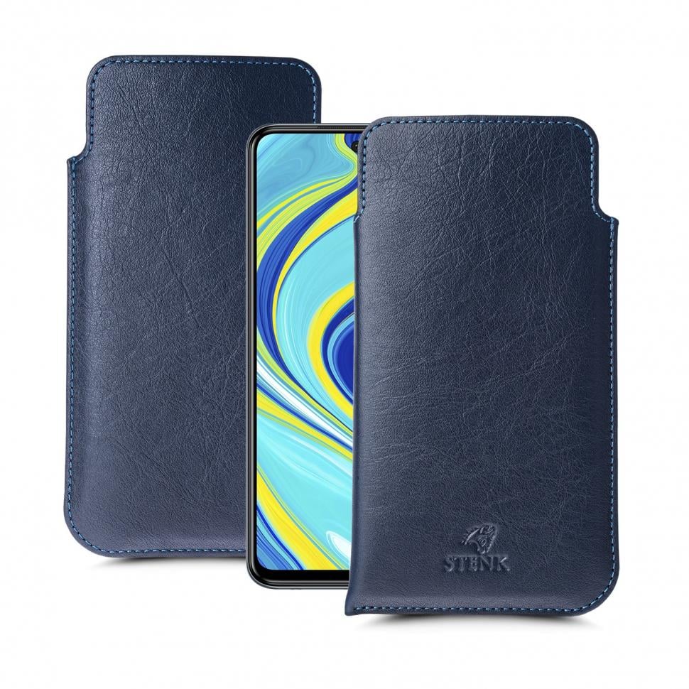 Футляр Stenk Elegance для Xiaomi Redmi Note 9S Синий (65153)