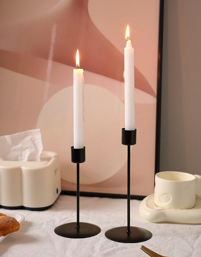 Підсвічник 15045 2,8х9х20,5 см Чорний (5003208) - фото 4