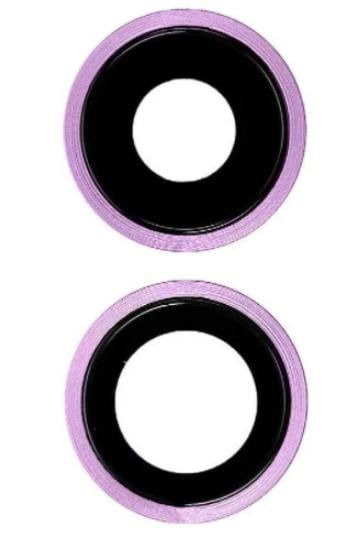 Стекло на камеру для телефона Iphone 11 with frame Purple (10288984)