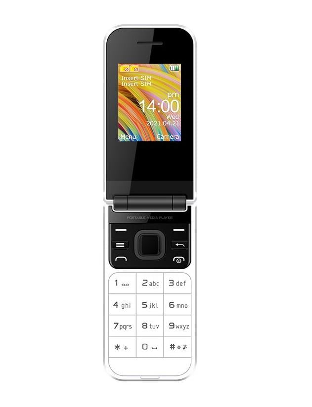 Кнопочный телефон F2720 1,77"/2G White (11163419)