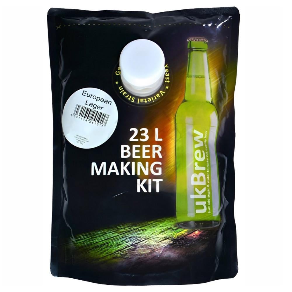 Экстракт пивной UK BREW European Lager на 23 литра Экстракт пивной UK BREW European Lager на 23 литра