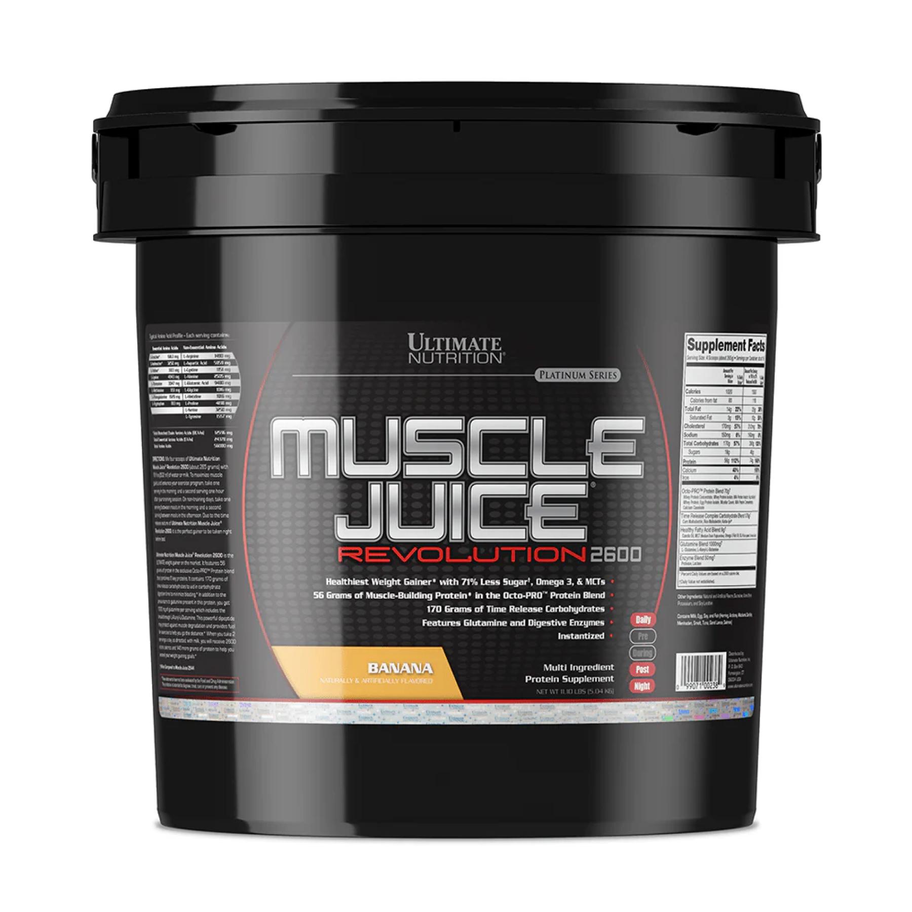 Гейнер Muscle Juice Revolution 2600 5040 г Banana (2022-10-0824)