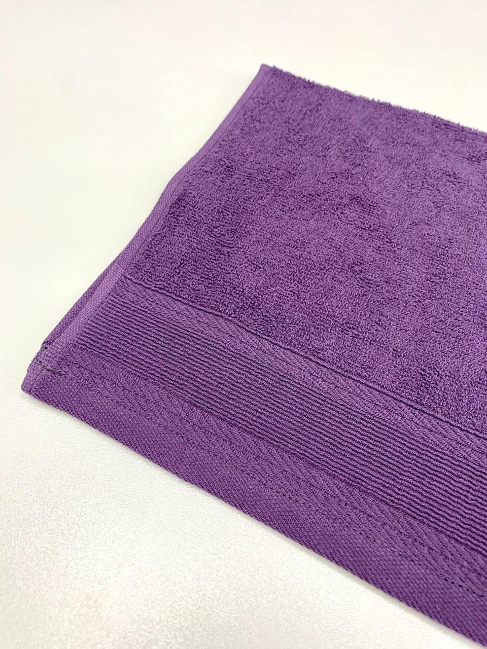 Полотенце махровое с бордюром 400г/м2 30х50 см Темно-фиолетовый (9890512) - фото 4 Полотенце махровое с бордюром 400г/м2 30х50 см Темно-фиолетовый (9890512) - фото 4