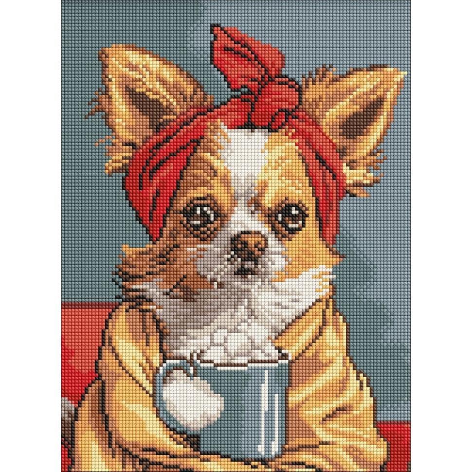 Алмазна мозаїка Ideyka Чудова кава 30x40 см (AMO8168)