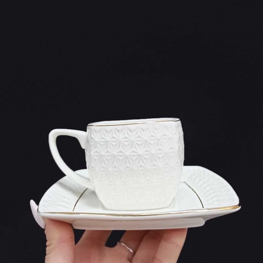 Чашка з блюдцем Interos 508707 Снігова королева 160 мл Білий - фото 3 Чашка з блюдцем Interos 508707 Снігова королева 160 мл Білий - фото 3