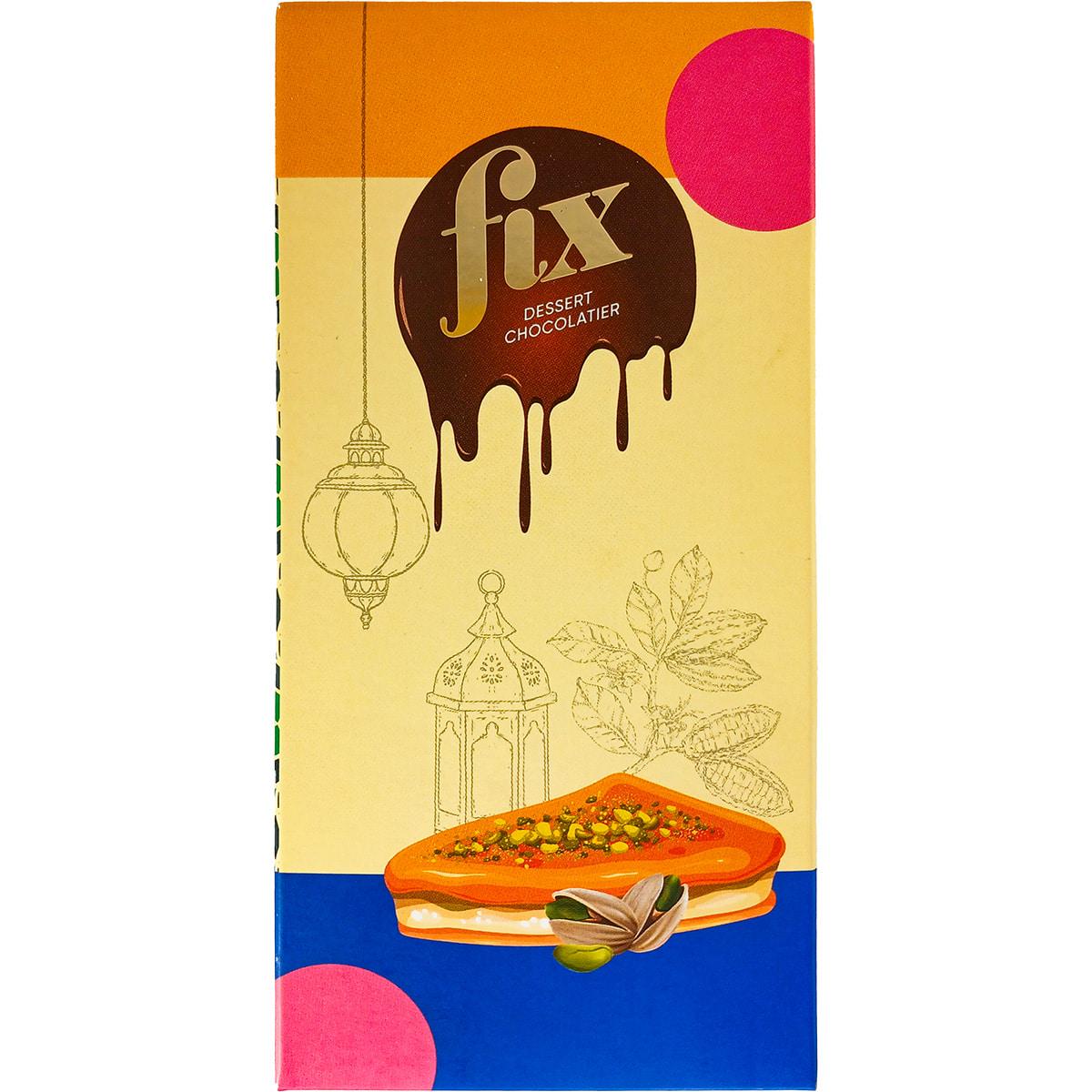 Шоколад Дубайский Fix Dessert Chocolatier c фисташкой 200 г (23608408)