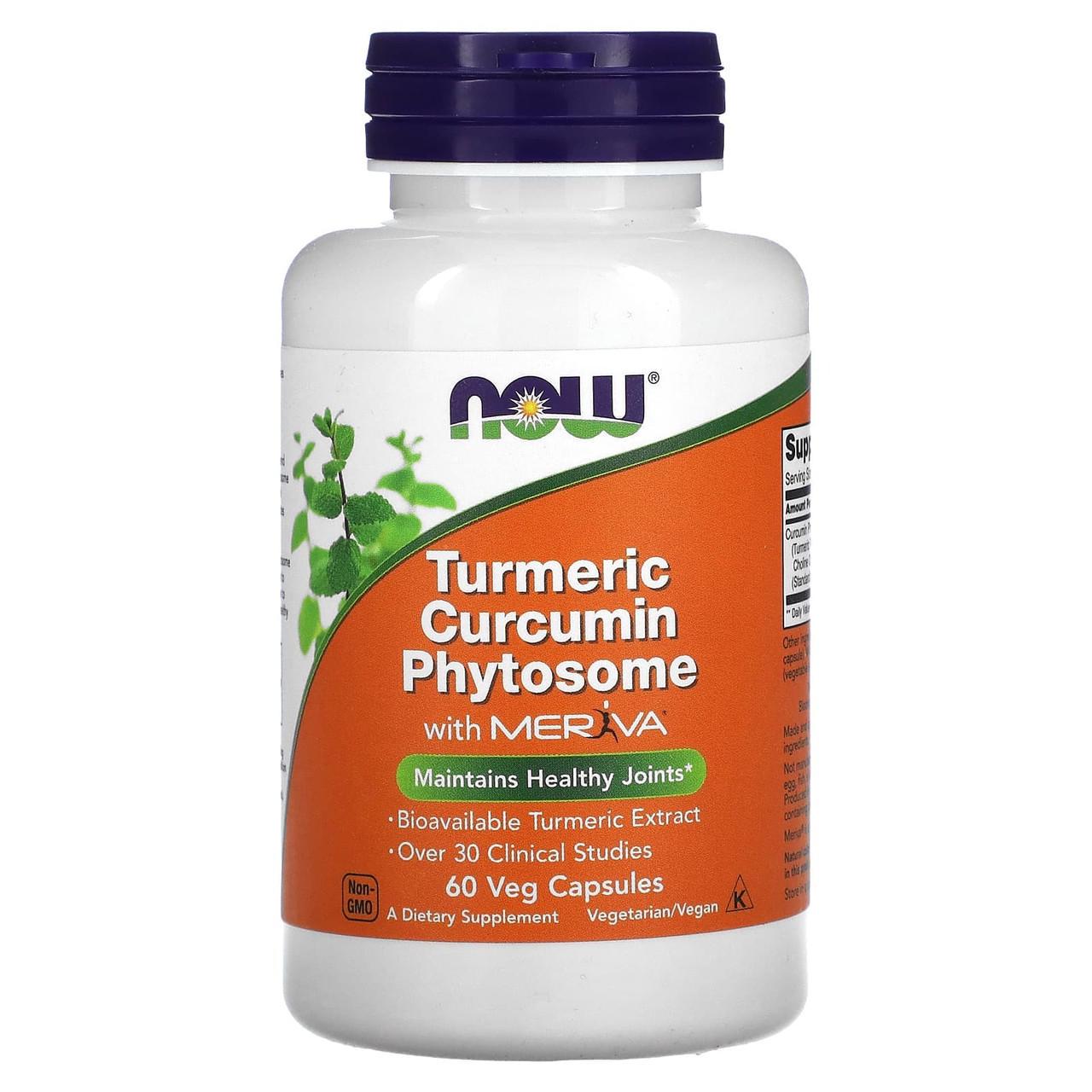 Фітосоми куркуміну Now Foods Curcumin Phytosome 500 мг 60 капс.
