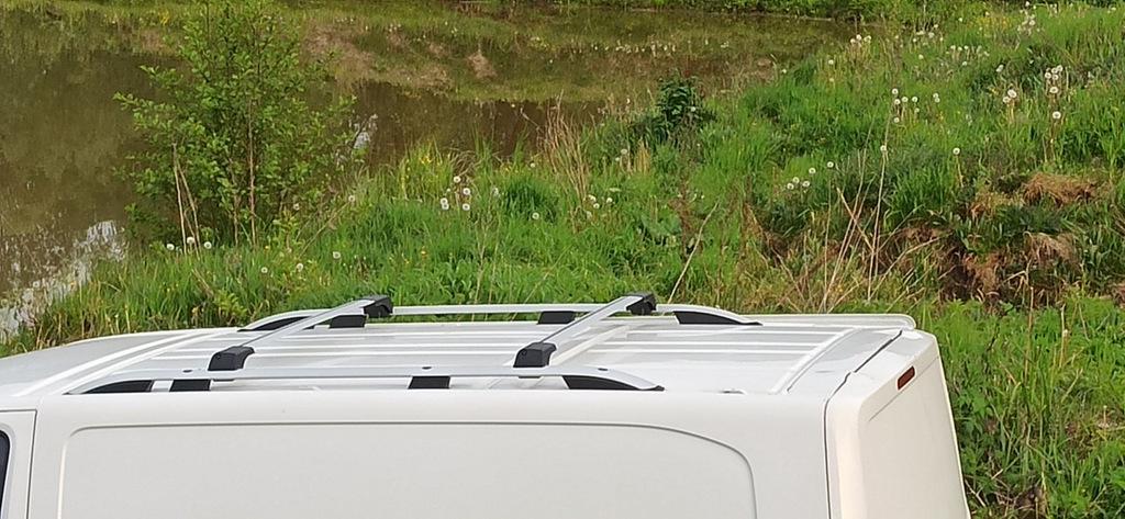 Перемички на рейлінги без ключа Сірий Erkul для Toyota Proace алюміній/пластик Сірий