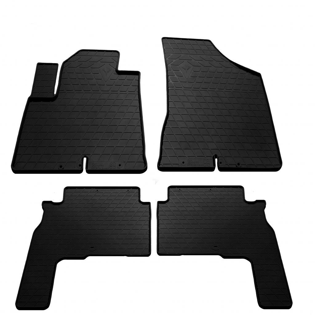 Резиновые коврики 2006-2010 Stingray для Hyundai Santa Fe 2 2006-2012 гг. резина Черный