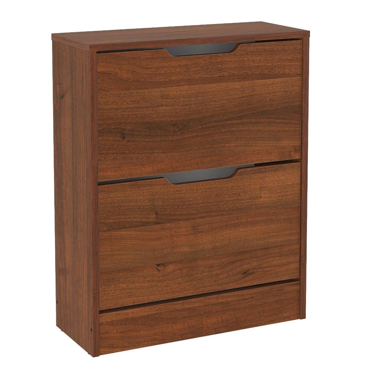 Тумба под обувь Компанит ТО-22 Орех (615_komp_G_NM) Тумба под обувь Компанит ТО-22 Орех (615_komp_G_NM)