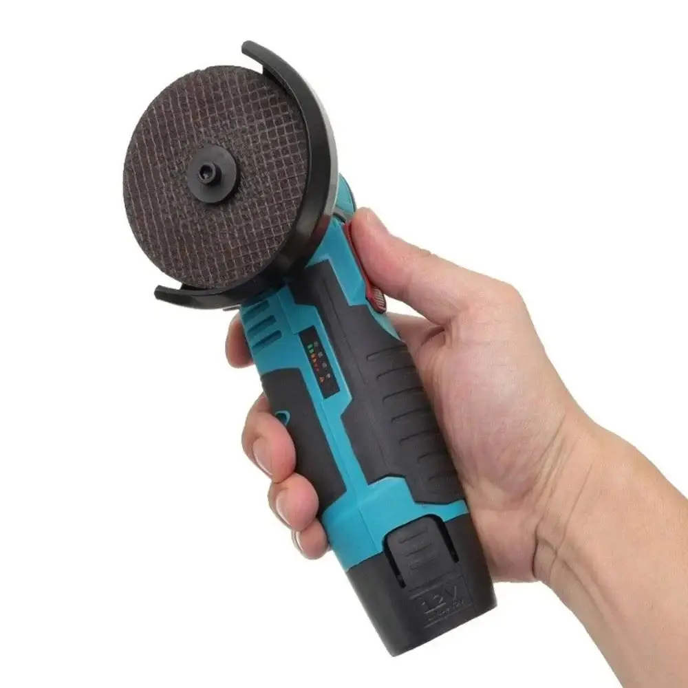 Болгарка акумуляторна з 2 батареями та 2 дисками 19500 об/хв 75 мм - фото 10 Болгарка акумуляторна з 2 батареями та 2 дисками 19500 об/хв 75 мм - фото 10