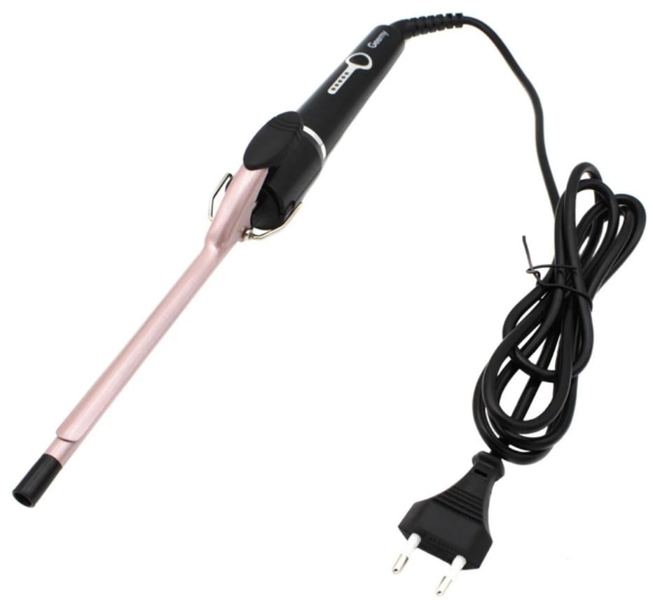 Плойка для афрокудрей Geemy GM-2825 9 мм с терморегуляцией Черно-розовый (316) - фото 4