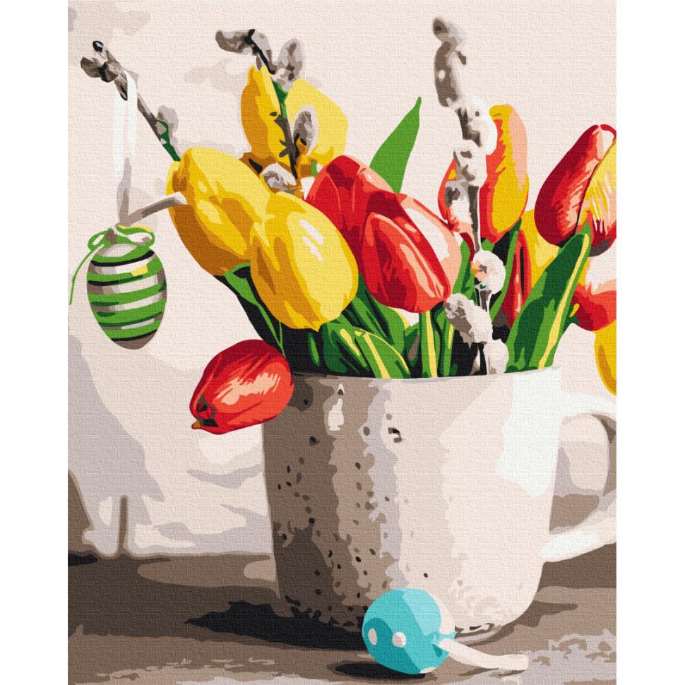 Картина за номерами Brushme Великодній букет BS53106 40x50 см (RLT39872)