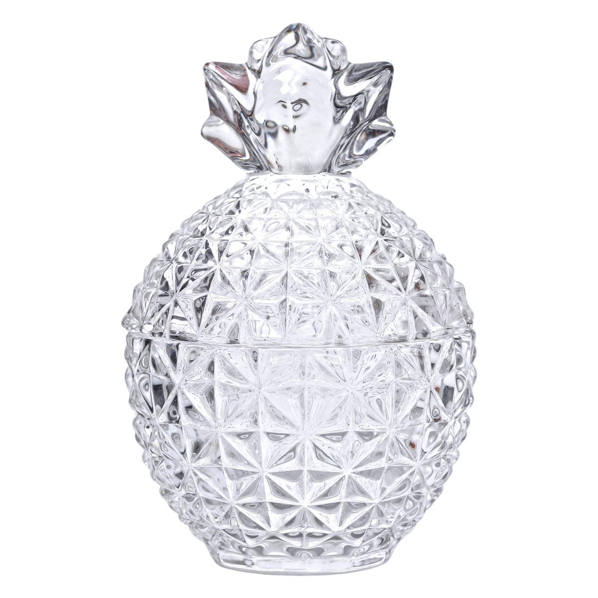 Цукерниця з кришкою HP-4-100 кругла скляна 9,5 см (6975) - фото 4