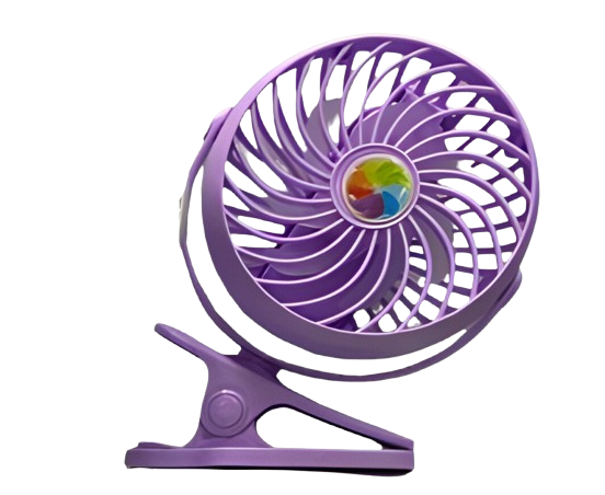 Вентилятор Mini Fan прищепке Фиолетовый (2628-10)