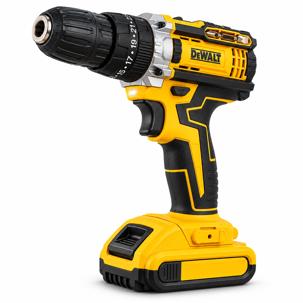 Аккумуляторная дрель-шуруповерт DeWalt DCD791 24V Черно-Желтый (62954)