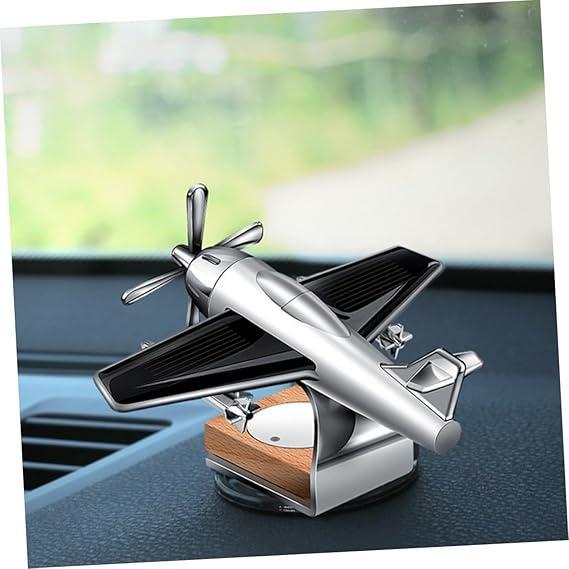 Ароматизатор в автомобіль Літак на сонячній батареї Сірий (Е051460) - фото 5 Ароматизатор в автомобіль Літак на сонячній батареї Сірий (Е051460) - фото 5