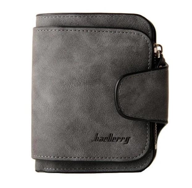 Кошелек женский Baellerry N2346 12х11 см Темно-серый (cd4b3897)