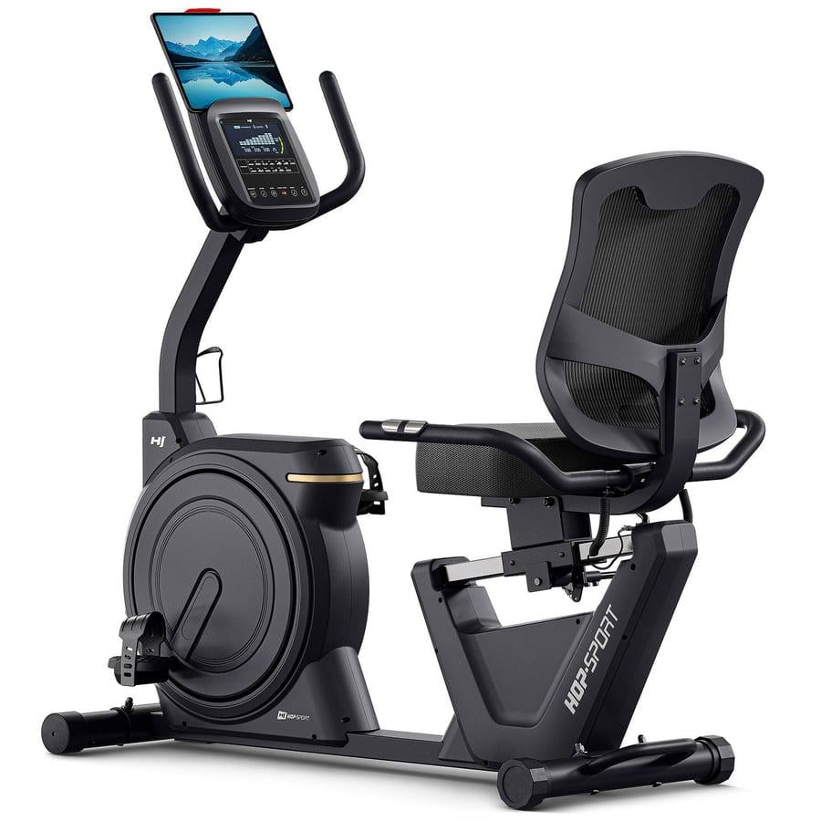 Велотренажер горизонтальный Hop-Sport HS-5000L Ranker Черный/Золотистый (5376)
