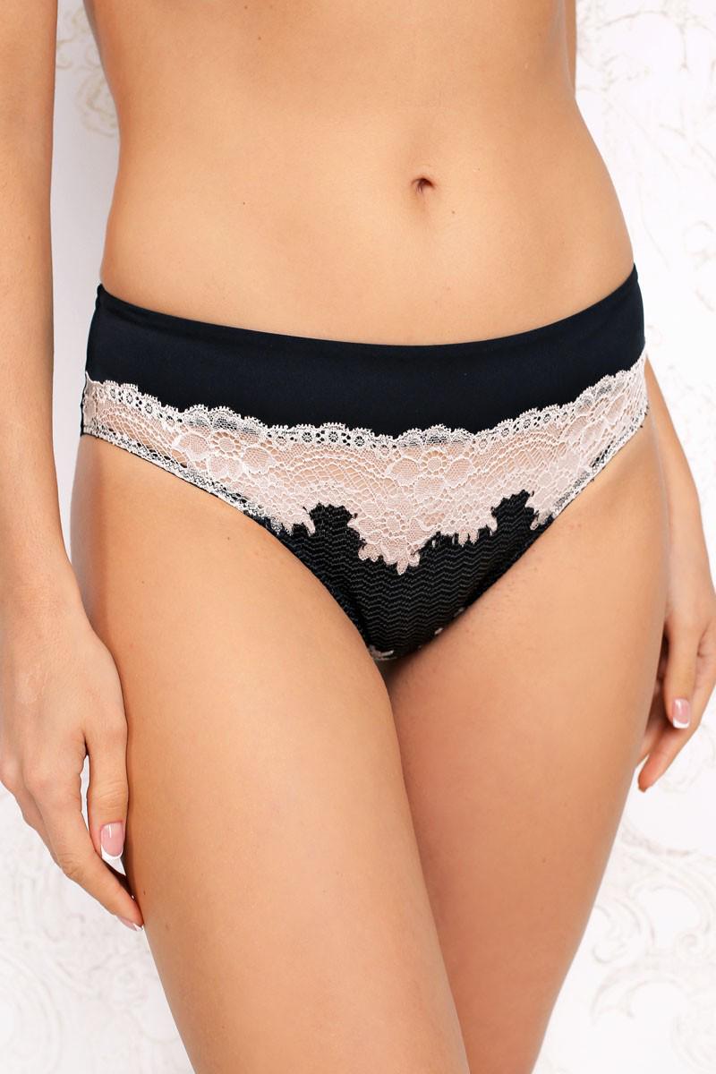 Трусики слип Anabel Arto р. 5/XL Черный/Белый (67659)