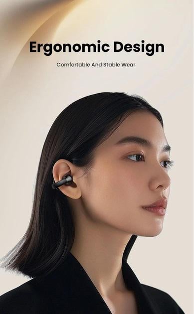 Навушники Ugreen HiTune S3 Open Ear Clip Вlack - фото 2