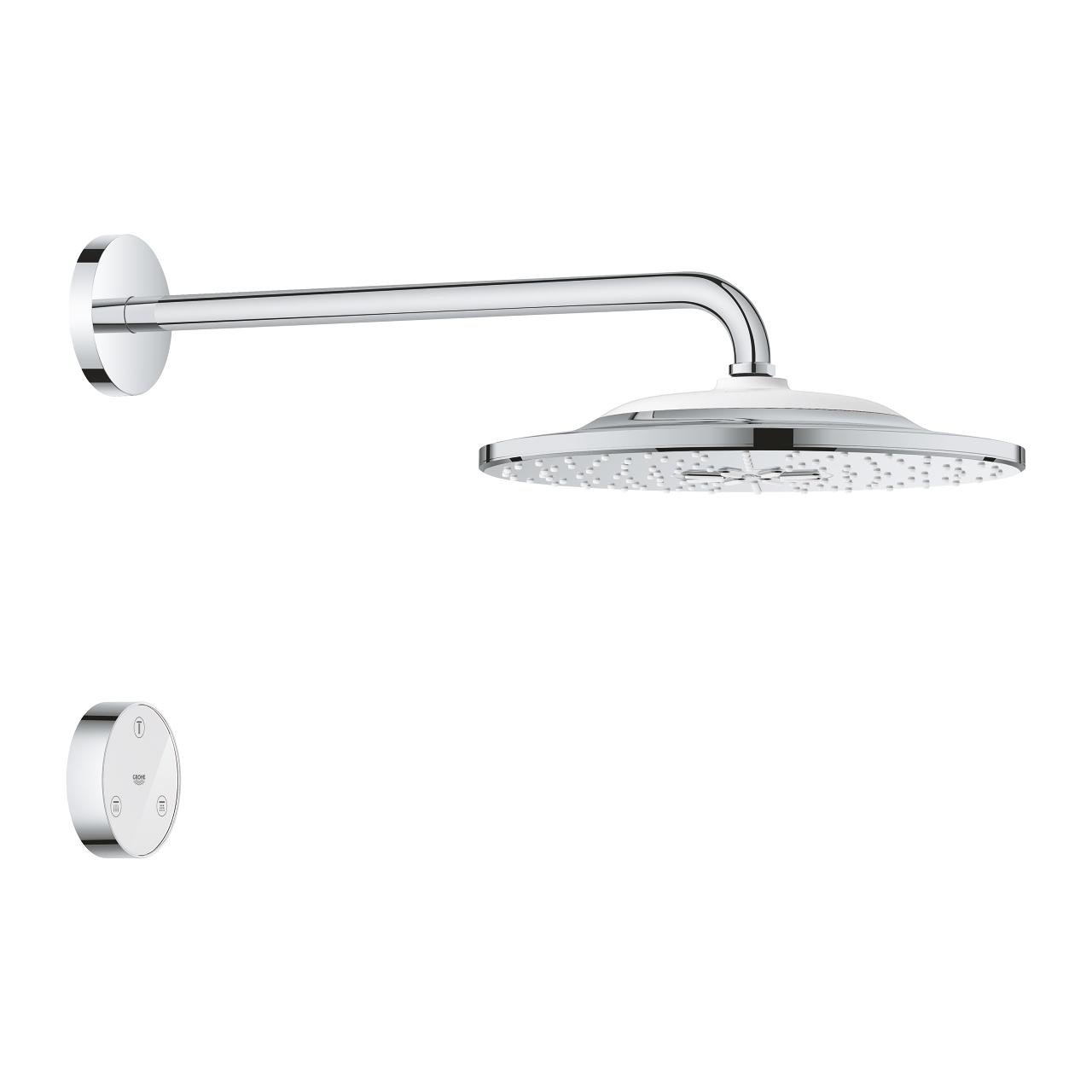 Душ верхній із кронштейном Grohe Rainshower SmartConnect 26640000 320 мм Хром (150536) - фото 5