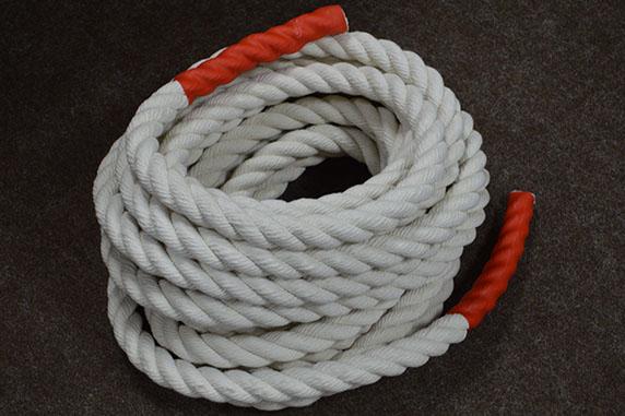 Канат для перетягивания Safety х/б 35 мм 17 м Белый Канат для перетягивания Safety х/б 35 мм 17 м Белый