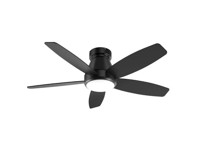 Вентилятор стельовий Smart Fan 42" LED Підсвітка Wi-Fi Реверс Чорний/Дерево (SF42-WIFI)