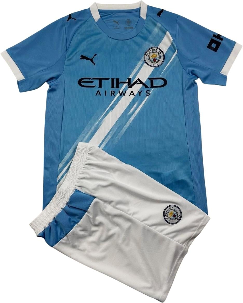 Футбольная форма Манчестер Сити 2025-2026 домашняя M Голубо-белый (F0247)