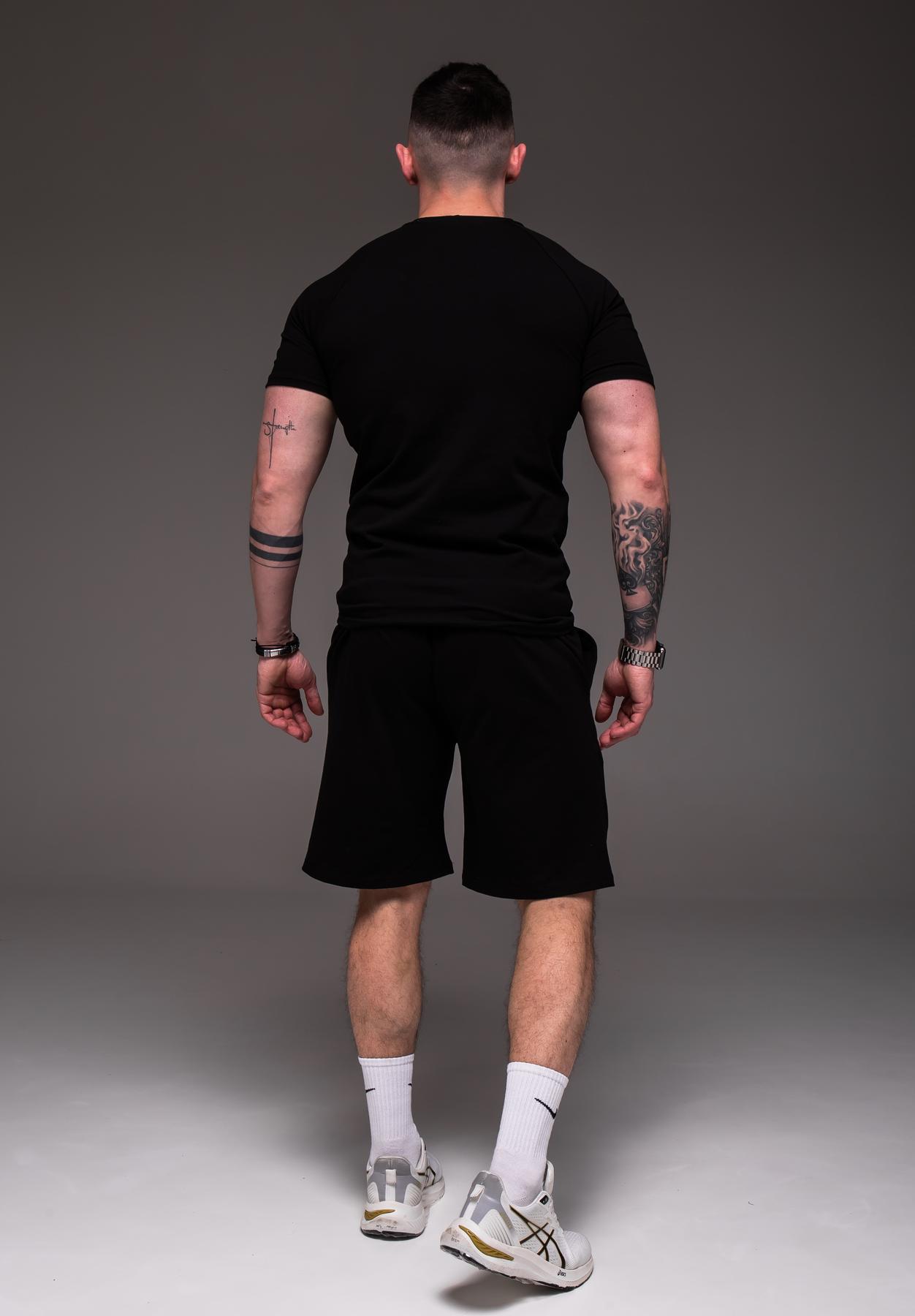 Прогулочный костюм мужской летний футболка/шорты XL Черный (2382/3) - фото 3 Прогулочный костюм мужской летний футболка/шорты XL Черный (2382/3) - фото 3