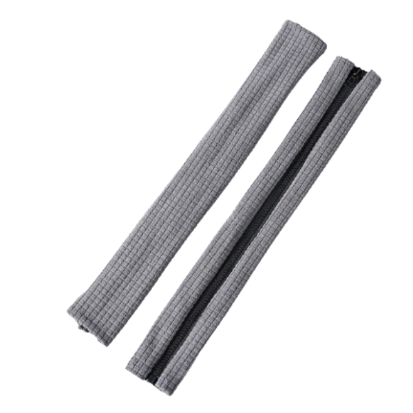 Комплект чехлов на подлокотники Slavich для офисного кресла 2 шт. 10х45 см Серый (24089072)