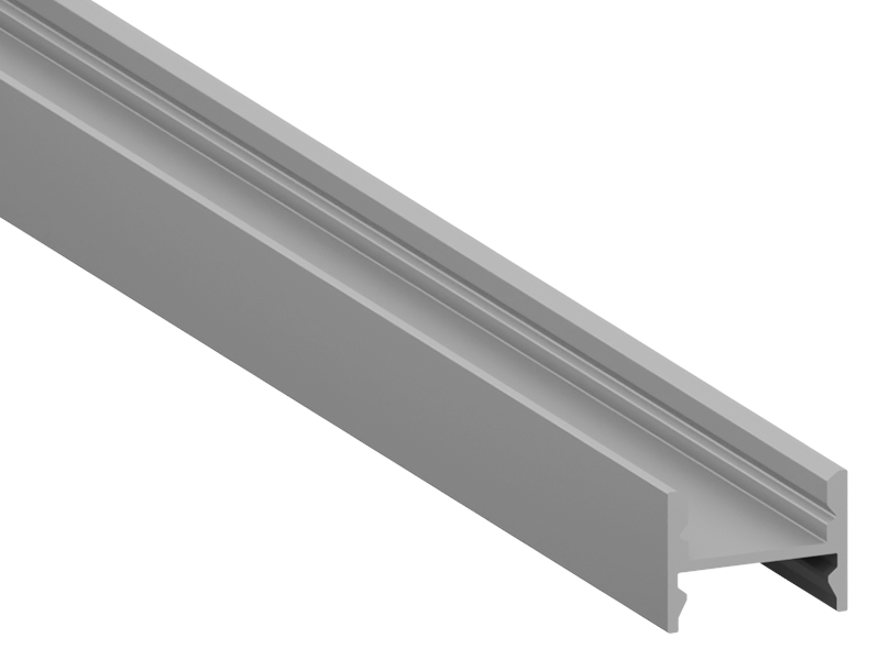 Профиль алюминиевый анодированный LEDUA АЛ-123 ЛПС12 для LED ленты подвесной/накладной 2 м (9481)