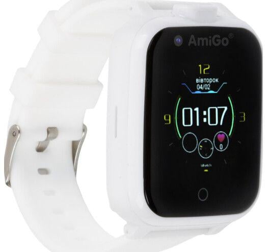 Смарт-часы детские AmiGo GO006 GPS 4G WIFI White (59327)