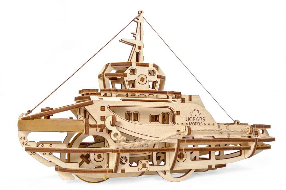 3D-пазл UGEARS «Буксир» - фото 5 3D-пазл UGEARS «Буксир» - фото 5